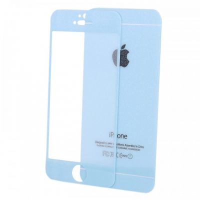 Защитное стекло для iPhone 5 / 5S / SE Diamond (Синий)