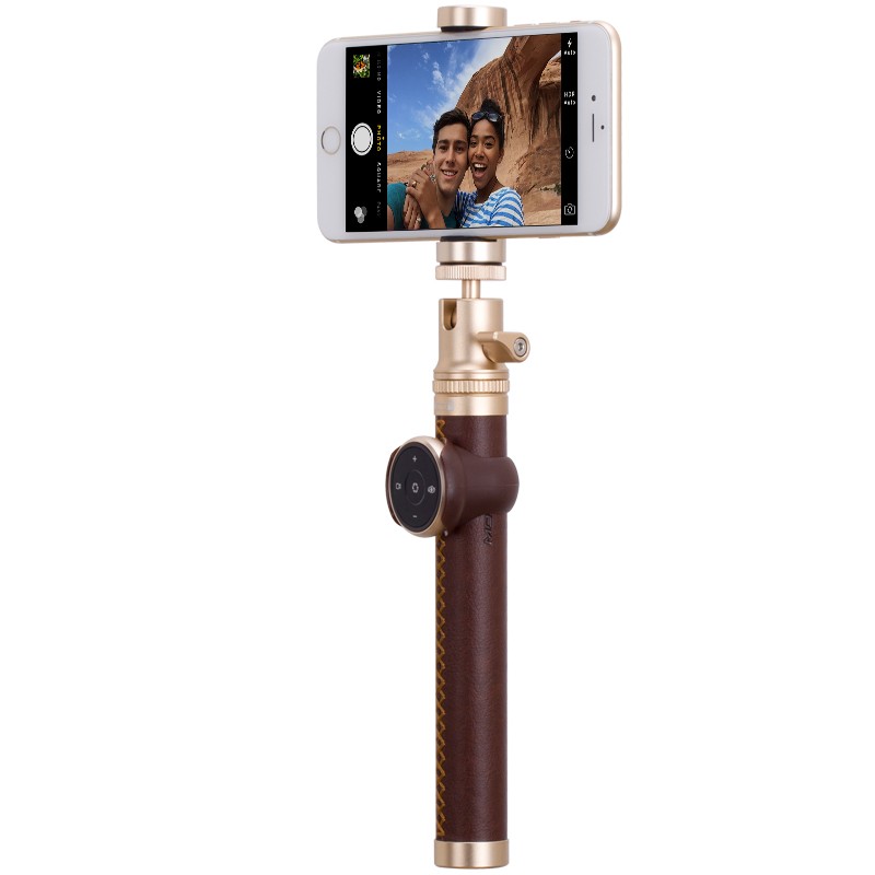 Комплект 2 в 1 монопод+трипод Momax Selfie Pro Selfie Pod 90см (KMS4) (Коричневый)