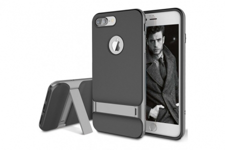 Накладка для iPhone 7 Plus Rock Royce Series (Kickstand) с подставкой (Серый)