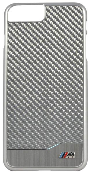 Задняя накладка BMW M-Collection Aluminium&Carbon for iPhone 7 Plus (Серебристый)