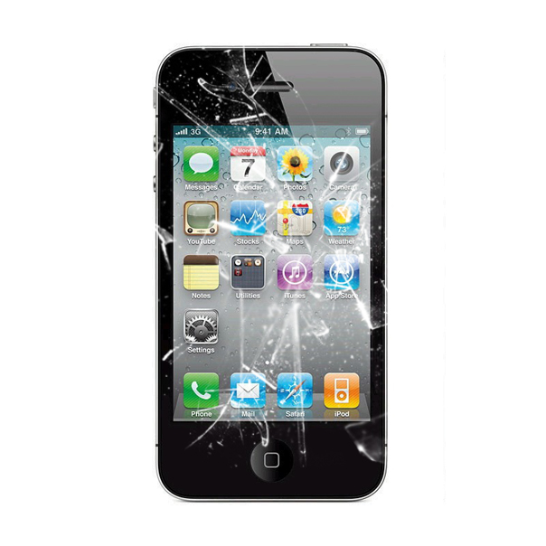 Разбилось стекло iPhone 4