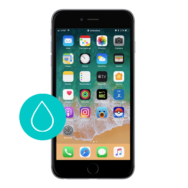 Смартфон попал в воду iPhone 6 Plus