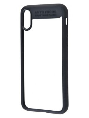 Чехол накладка Rock Clarity для iPhone X (Черный)