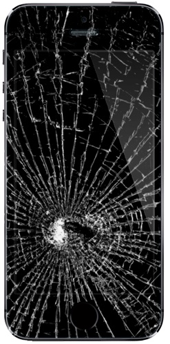 Разбилось стекло iPhone SE
