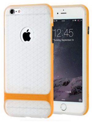 Накладка для iPhone 6/6S Rock Royce прозрачный (Оранжевый)