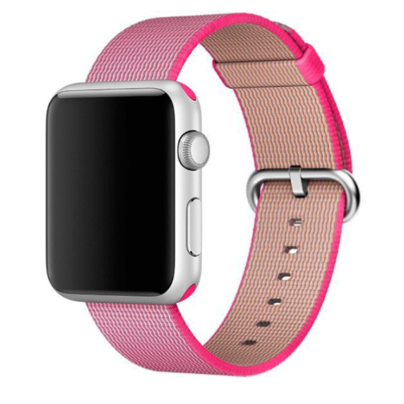 Ремешок нейлоновый Nylon для Apple Watch 42/44mm (Розовый)