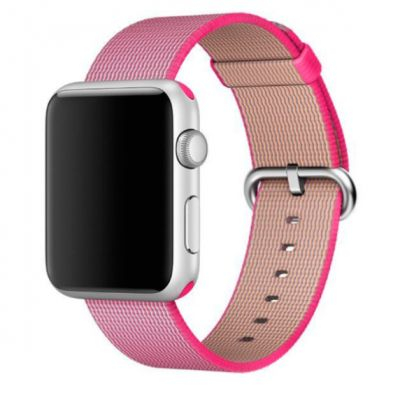 Ремешок нейлоновый Nylon для Apple Watch 42/44mm (Розовый)