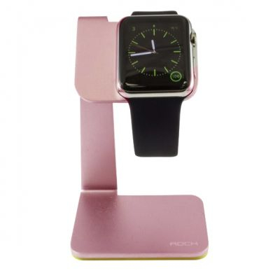 Подставка Rock Table Stand для зарядного устройства Apple Watch (Розовый)