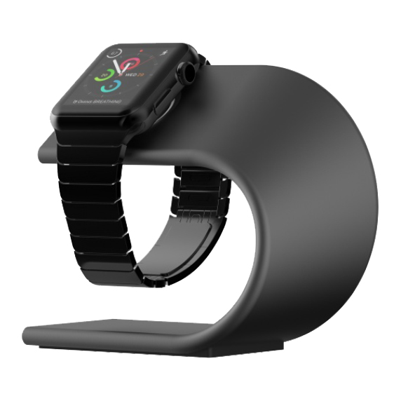 Подставка для Apple Watch S1/S2/S3 (Темно-серый)