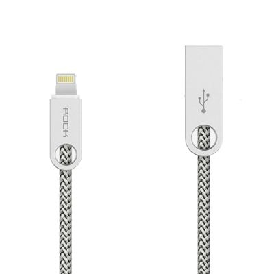 Кабель USB/Lightning Rock Cobblestone 1м (RCB0431)(Cream)