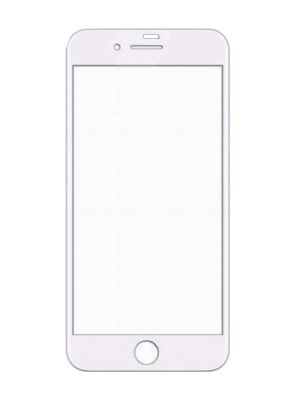 Защитное стекло 9D для iPhone 7/8 (White)