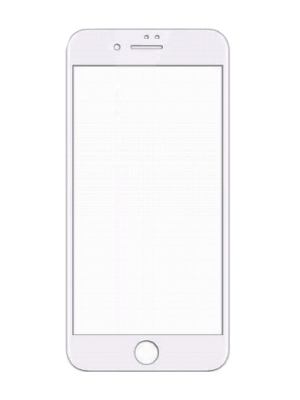 Защитное стекло 3D для iPhone 7/8 Крафт (Белое)