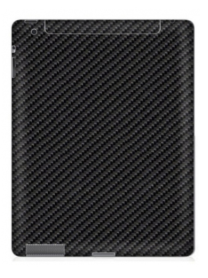 Наклейка карбон для iPad 4 / 3 / 2 черная на заднюю часть