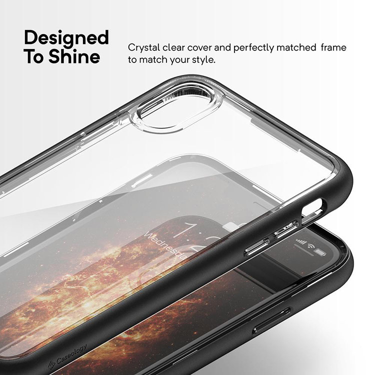 Накладка Caseology Skyfall Series для iPhone Xs Max (Black)
