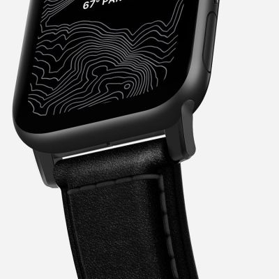 Ремешок Nomad Traditional для Apple Watch 42/44mm с черной фурнитурой (Черный)