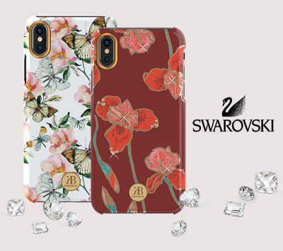 Чехол c Swarovski Kingxbar Blossom Series для iPhone X/Xs в ассортименте