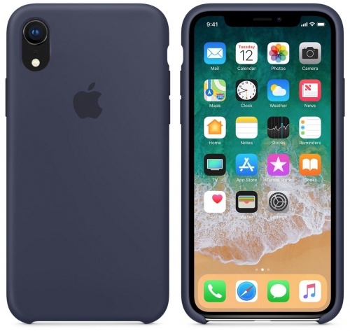 Silicon Case Original for iPhone Xr (Navy Blue)
