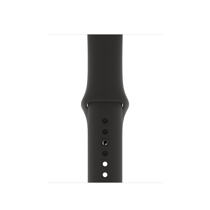 Часы Apple Watch Series 5 40 мм, корпус из алюминия цвета «серый космос», спортивный ремешок чёрного цвета
