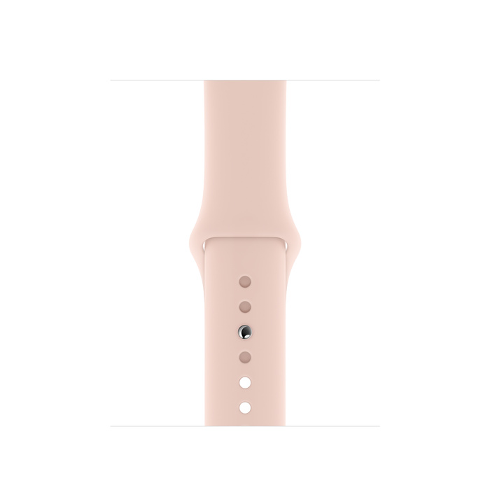 Часы Apple Watch Series 5 40 мм, корпус из алюминия золотого цвета, спортивный ремешок цвета «розовый песок»