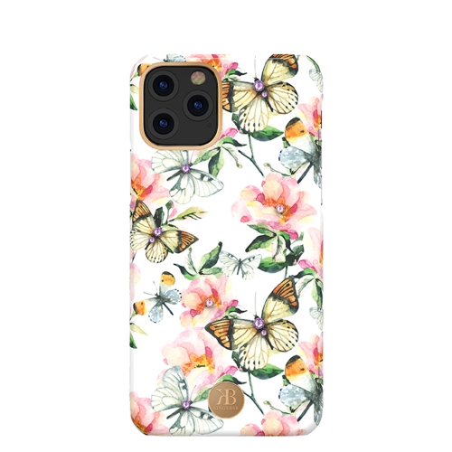 Накладка Kingxbar Blossom Flowers  для iPhone 11 Pro (бабочки)