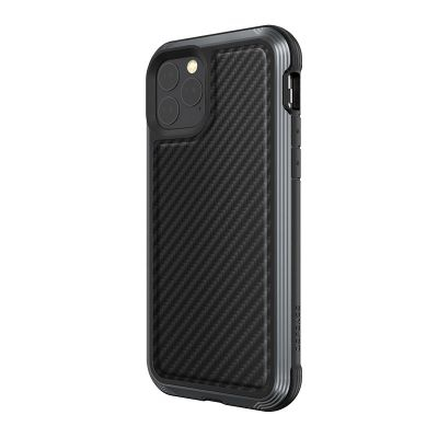 Накладка X-Doria Defense Lux для iPhone 11 Pro (Черный карбон)