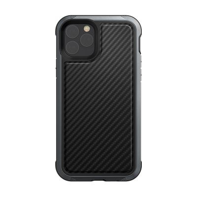 Накладка X-Doria Defense Lux для iPhone 11 Pro (Карбон черный)