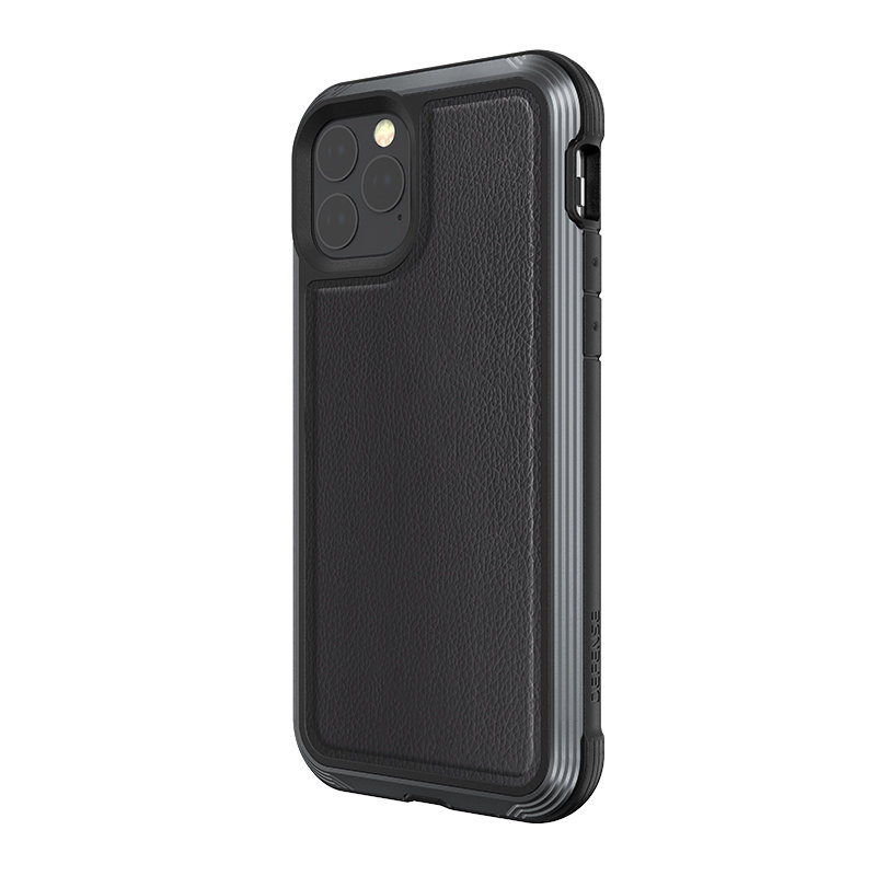Накладка X-Doria Defense Lux для iPhone 11 Pro (Кожа черный)