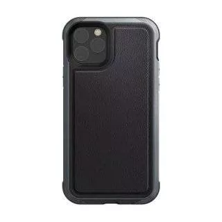 Накладка Defense Lux для iPhone 11 Pro (Черная кожа)