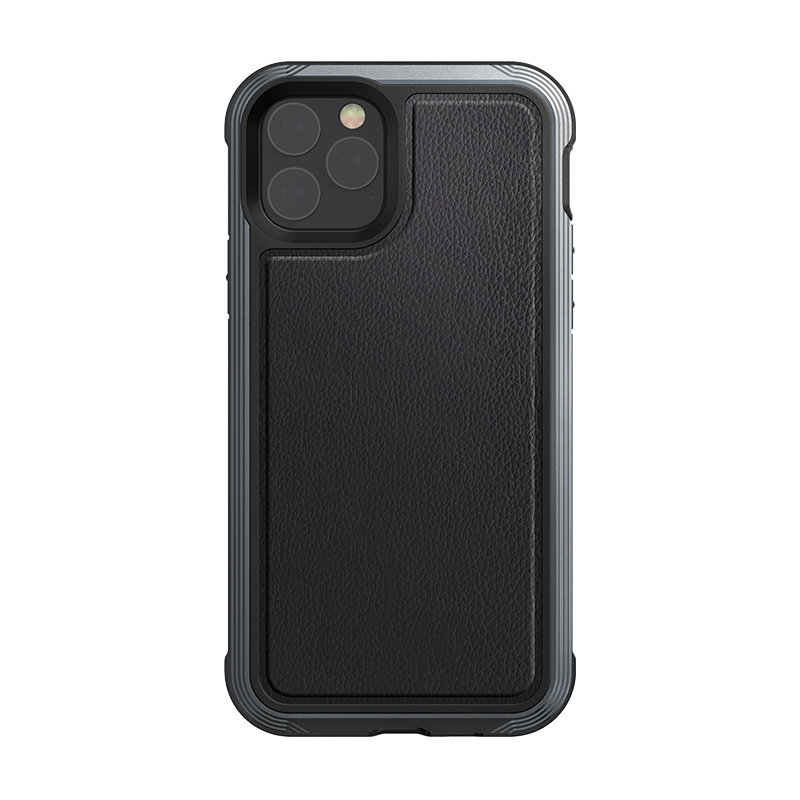 Накладка X-Doria Defense Lux для iPhone 11 Pro Max (Кожа черный)