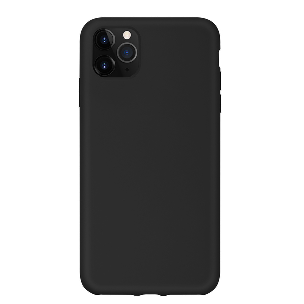 Чехол для iPhone 11 Pro Max Liquid Silicone (Черный)