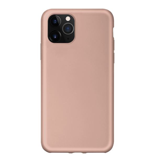 Чехол для iPhone 11 Pro Max Liquid Silicone (Розовый)