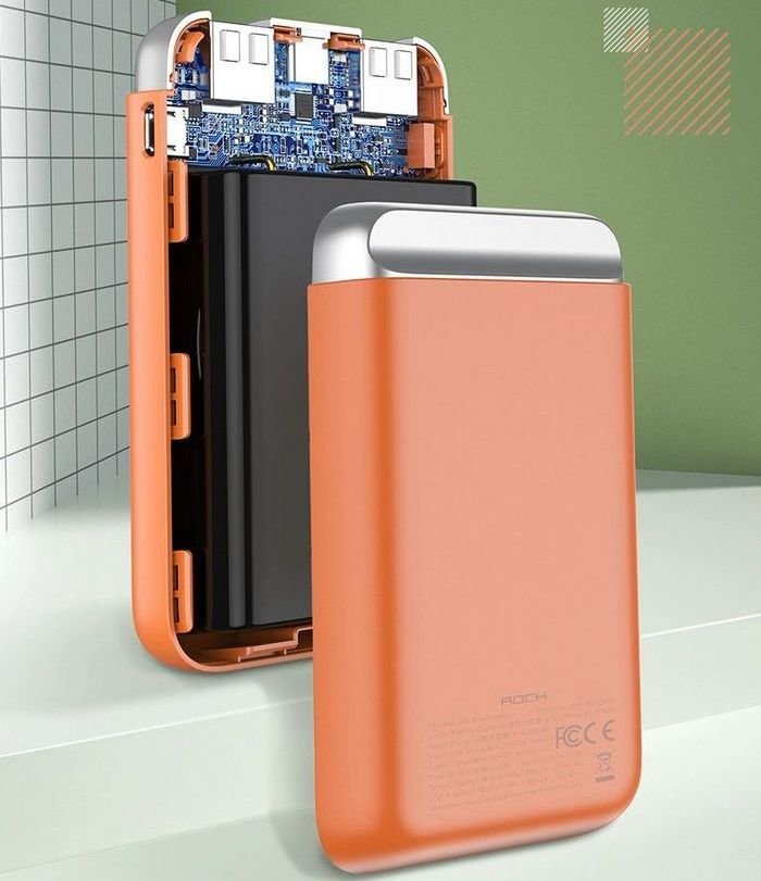 Внешний аккумулятор Rock P71 Mini 10000 (Orange)
