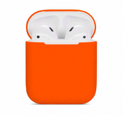 Чехол для AirPods Blueo NEW Liquid Silicone Craft (Orange)