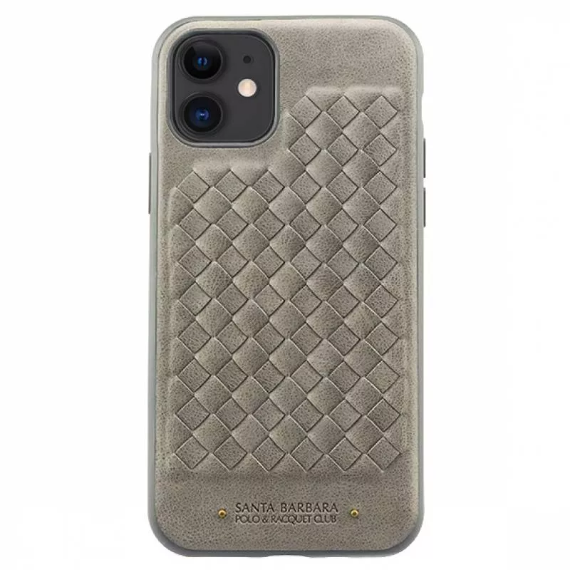 Накладка Santa Barbara Polo & Racquet Club для iPhone 11 (6,1) Ravel Leather (Grey)