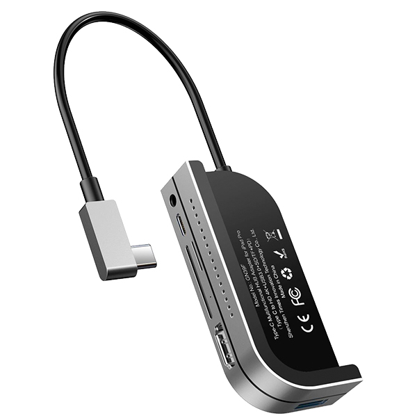 Хаб Baseus Bolt 6in1 Multifunctional (USB 3.0+HDMI+SD/TF+microSD+Type-C+3,5mm)