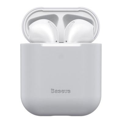 Чехол силиконовый Baseus Case для Apple AirPods (Серый)