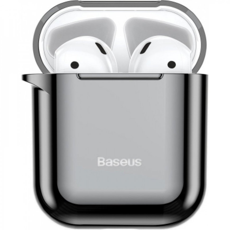 Чехол Baseus Case для Apple AirPods Shining Hook Черный