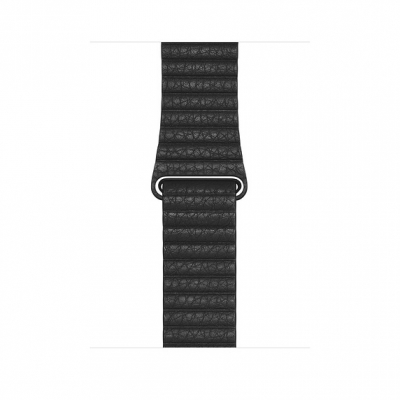 Ремешок кожаный для Apple watch Leather Loop 38/40mm (Черный)