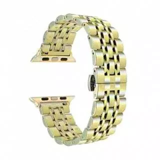 Ремешок из нержавеющей стали COTEetCL W27 для Apple Watch 38/40mm 7 звеньев Золотой (WH5241-GD)