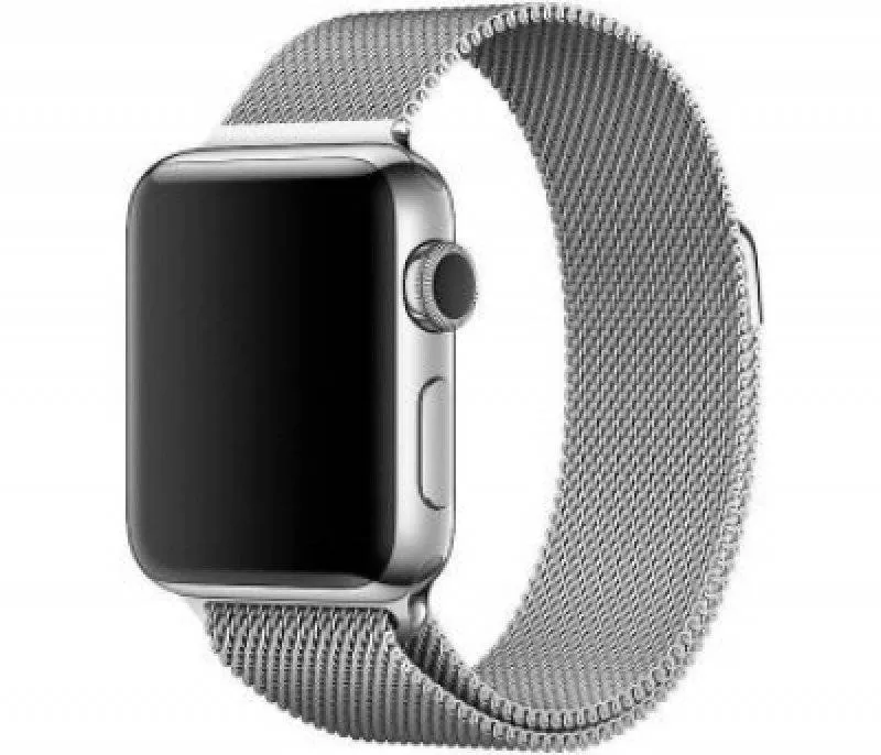 Ремешок из нержавеющей стали COTEetCL W6 Magnet Band для Apple Watch 38/40mm стальной миланская петля (WH5202-TS)