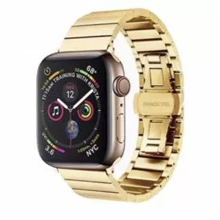 Ремешок из нержавеющей стали COTEetCL W25 для Apple Watch 42/44mm Золотой блочный (WH5237-GD)