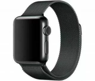 Ремешок из нержавеющей стали COTEetCL W6 Magnet Band для Apple Watch 42/44mm графитовый миланская петля (WH5202-GС)
