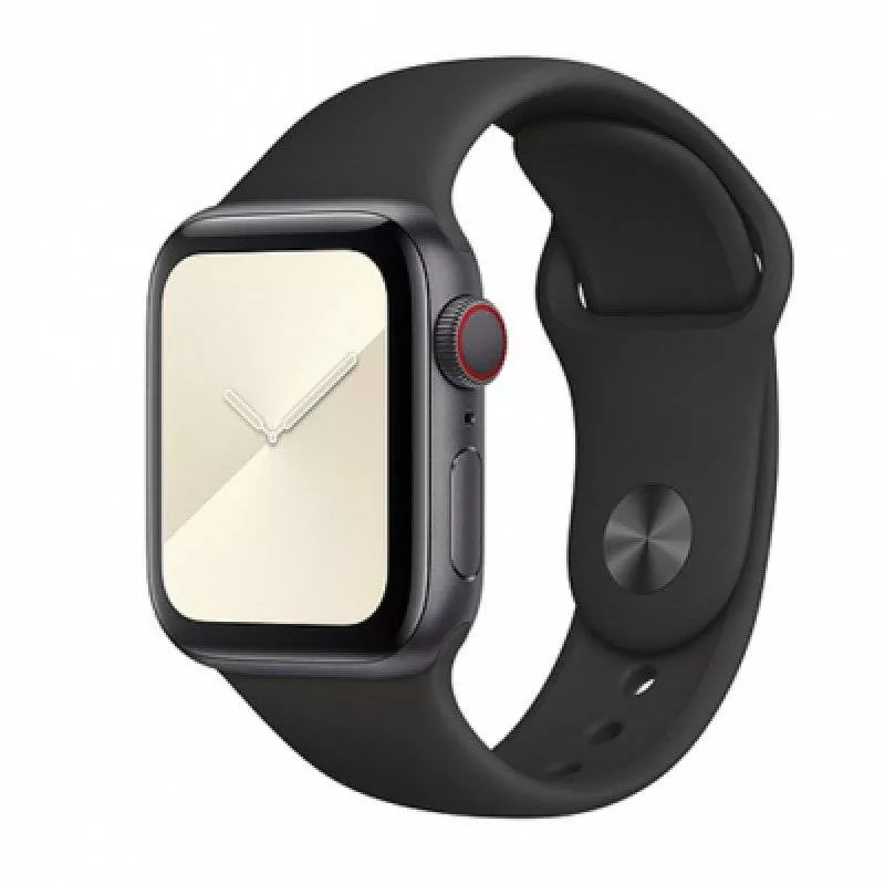 Спортивный силиконовый ремешок для Apple Watch 42/44mm (Black)