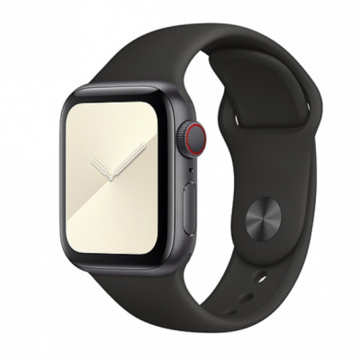 Спортивный силиконовый ремешок для Apple Watch 42/44mm (Black)