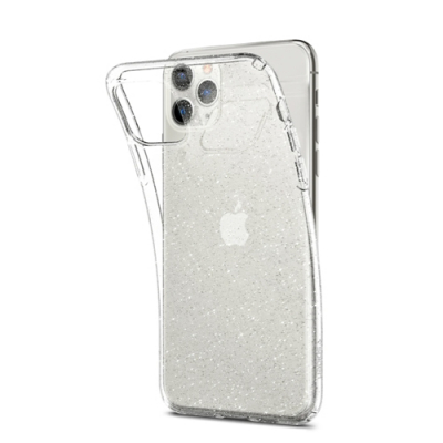 Накладка Spigen Liquid Crystal Glitter для iPhone 11 Pro (Прозрачный кварц)