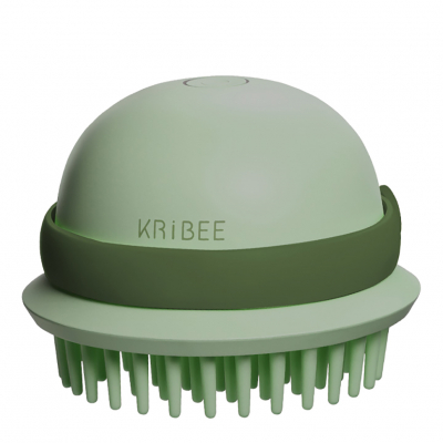 Антистатическая массажная расческа Xiaomi Kribee Electric Massage Comb (Зеленая)