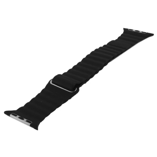 Ремешок кожанный COTEetCL W7 Magnet Band для Apple Watch 38/40mm (Черный)