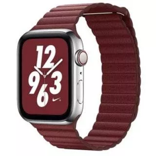 Ремешок кожанный COTEetCL W7 Magnet Band (WH5206-RD) для Apple Watch 42/44mm Красный