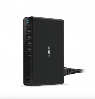 Сетевое зарядное устройство Anker 10-Port USB 60W