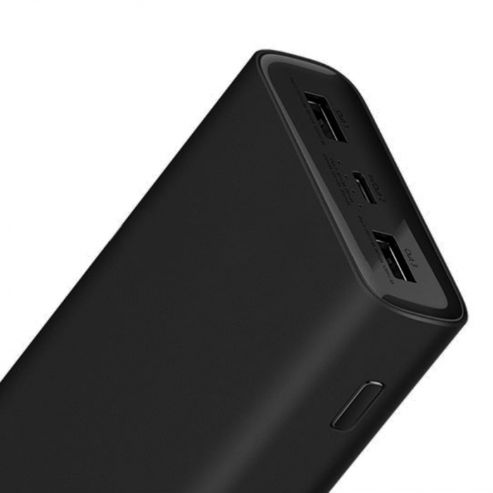 Внешний аккумулятор Xiaomi MI Power Bank 3 Pro 20000mAh, Черный (PLM07ZM)